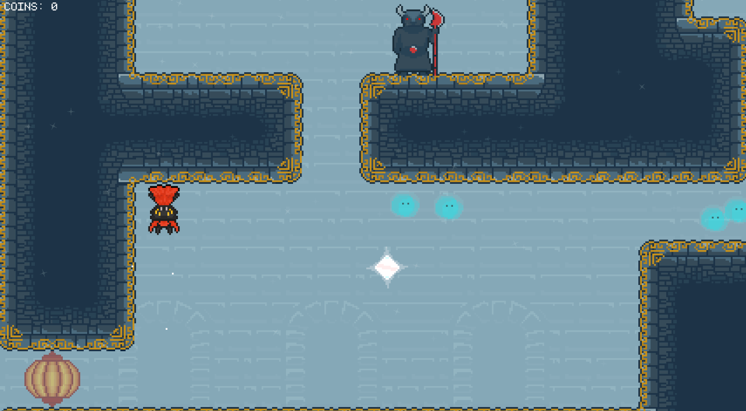 Attack montage showing the cyan attack in Lunar Crypt.